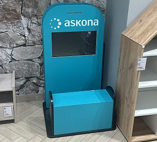 Новости: В салонах Аскона теперь есть чем занять детей.